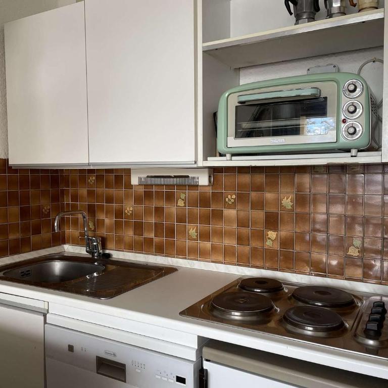 Studio Montgenèvre, 4 pers, RDC avec parking et balcon exposé ouest - FR-1-330D-45 - Appartement (4 Adultes) - 4