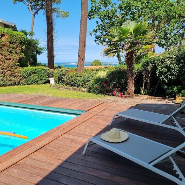 Villa sur la dune, superbe vue, jacuzzi, piscine chauffée - Villa - 22