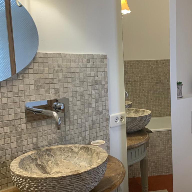 Le Jardin D'Elma - Chambre Double Deluxe avec Baignoire - 7