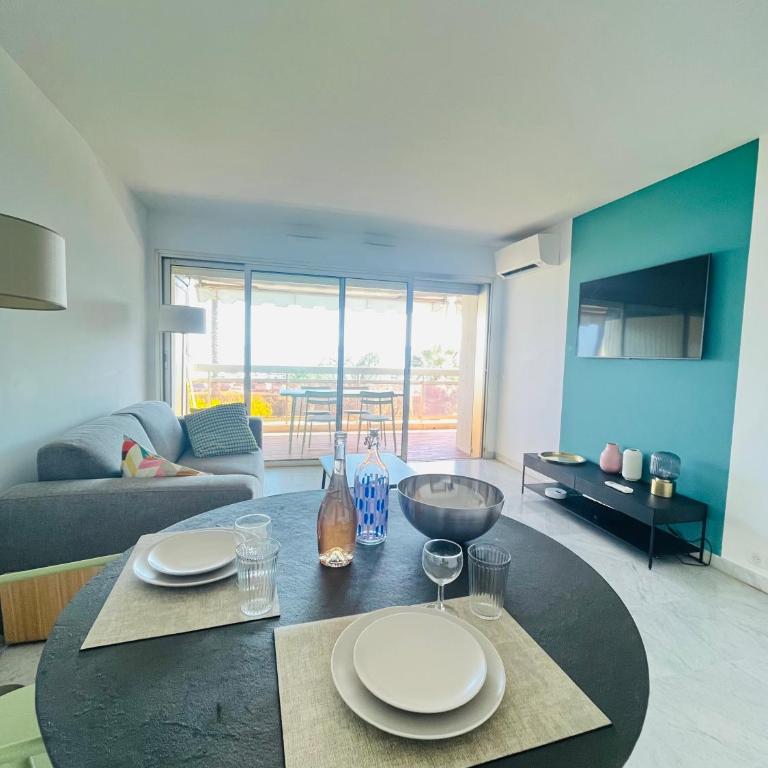 Les yeux dans le bleu, Cannes Vue mer - Appartement 1 Chambre - 7