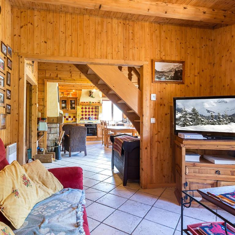 Chalet 10 pers à La Clusaz - 5 ch - Calme - Cheminée - Animaux admis - Parking - FR-1-437-73 - Chalet (10 Adultes) - 10