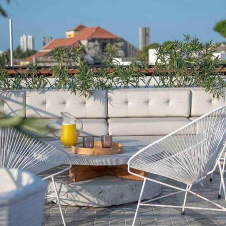 Casa San Antonio, Villa de diseño con piscina en la azotea. - Villa - 2