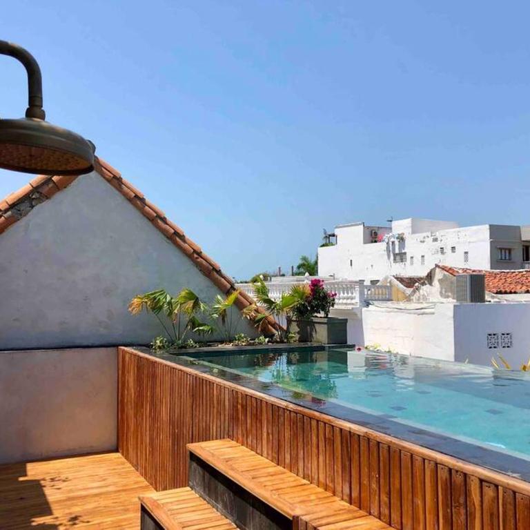 Casa San Antonio, Villa de diseño con piscina en la azotea. - Villa - 33