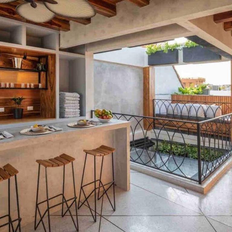 Casa San Antonio, Villa de diseño con piscina en la azotea. - Villa - 36