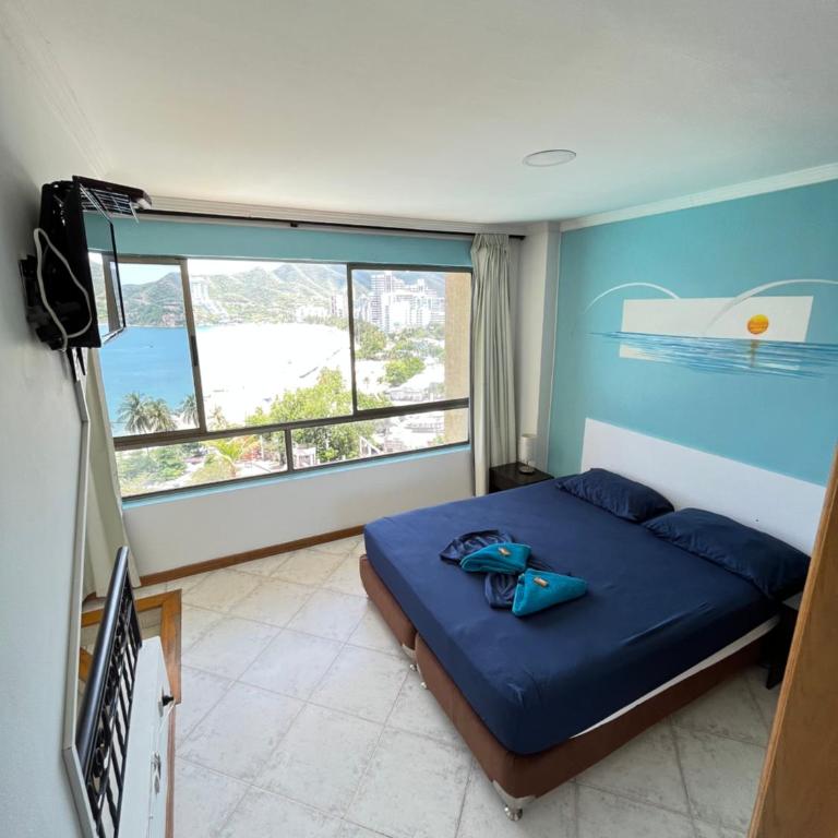 Edificio El Peñon del Rodadero Apartamento Playa Rodadero - Apartamento con vistas al mar - 14