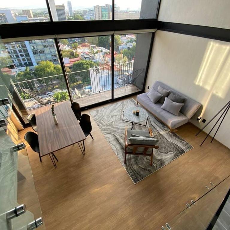 Loft Doble Altura Americana Piso 5 @serra - Apartamento de 1 dormitorio - 49
