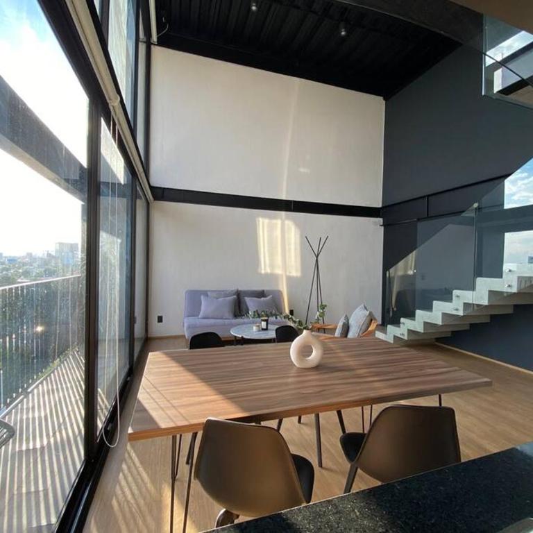 Loft Doble Altura Americana Piso 5 @serra - Apartamento de 1 dormitorio - 52
