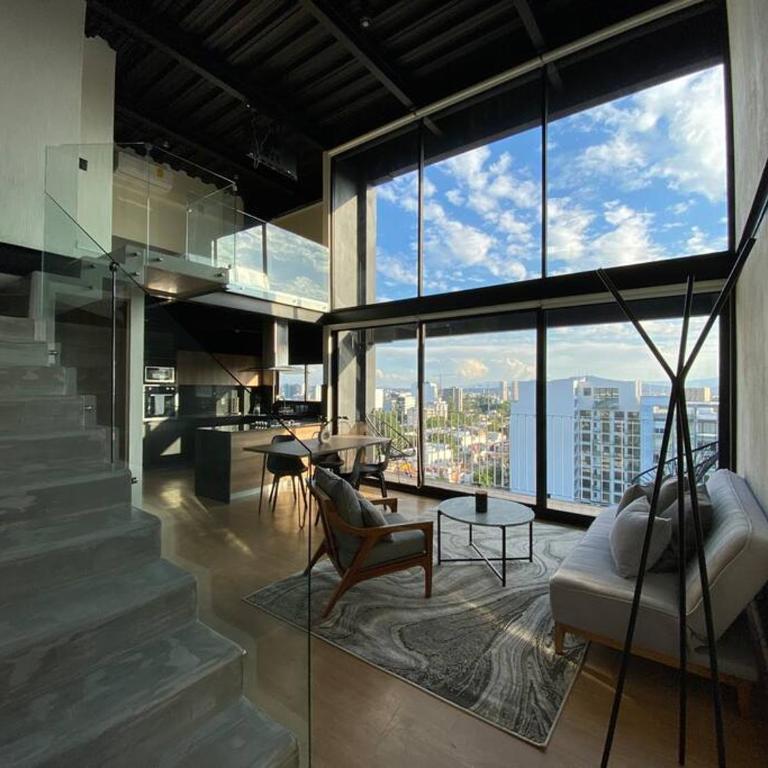 Loft Doble Altura Americana Piso 5 @serra - Apartamento de 1 dormitorio - 54