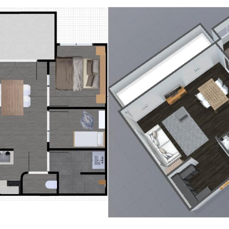 Cocon raffiné proche centre Val-d'Isère, résidence de standing, balcon Sud/Est, 5 pers. - Two-Bedroom Apartment - 15