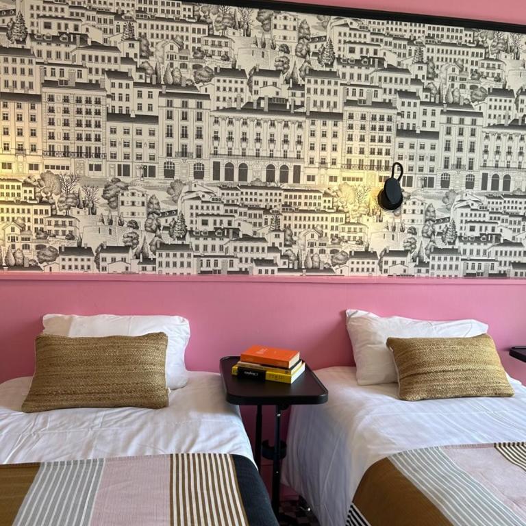 Hôtel de la Croix-Rousse - Chambre Lits Jumeaux Supérieure - 5