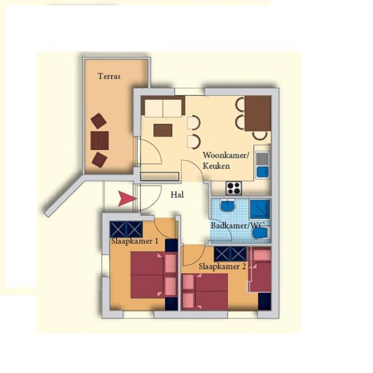 Kitz Residenz Appartement 10 Kaprun - Apartment mit 2 Schlafzimmern und Terrasse (4 Erwachsene + 2 Kinder) - 22