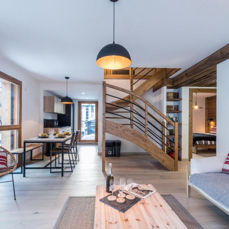 Duplex 3 étoiles pour 6 pers, Chamonix, parking privé - FR-1-343-189 - Apartamento - 17