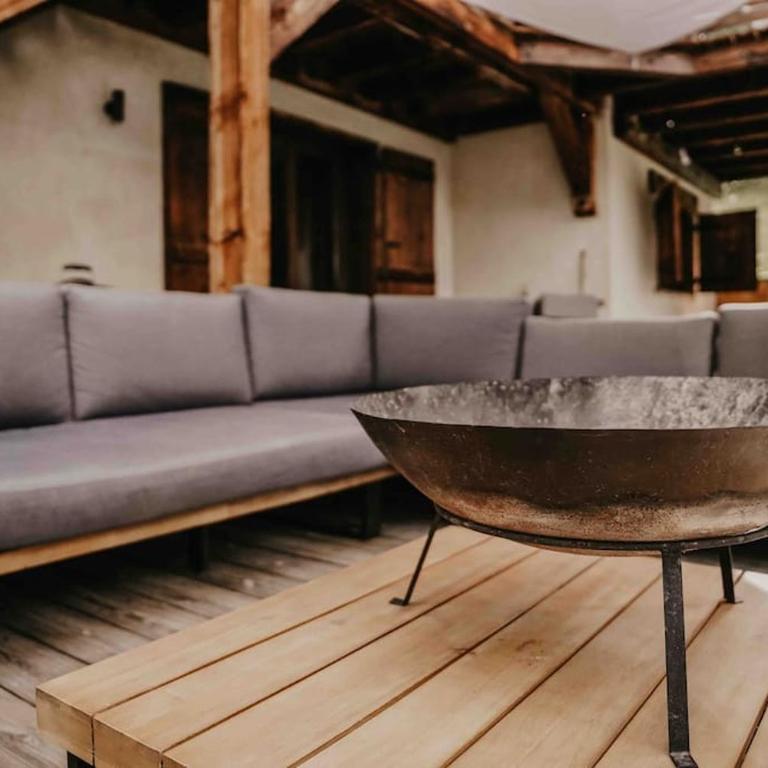 Superbe CHALET (14 personnes) & SAUNA au pied du Mont Blanc - Chalet - 73