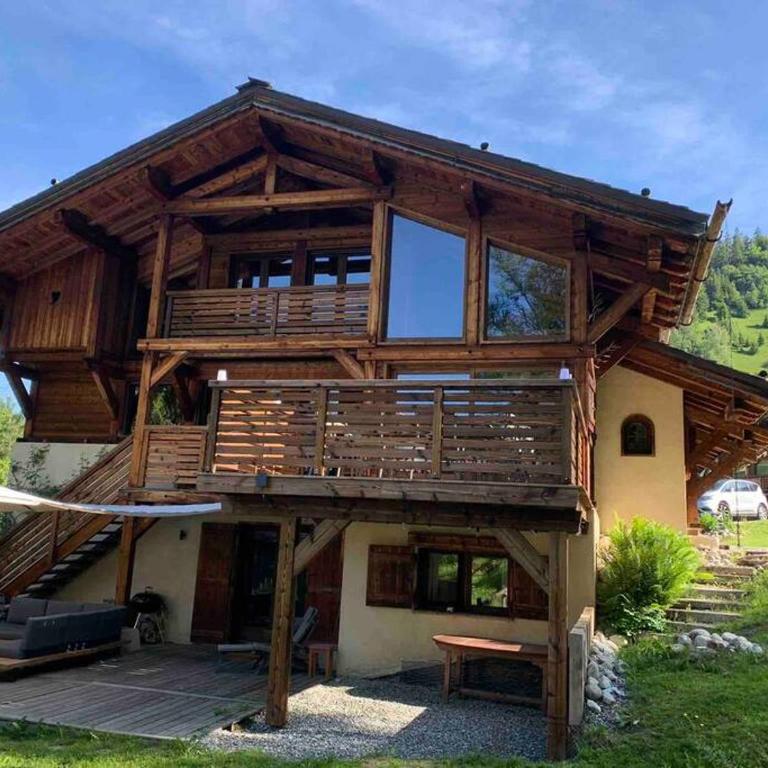 Superbe CHALET (14 personnes) & SAUNA au pied du Mont Blanc - Chalet - 64