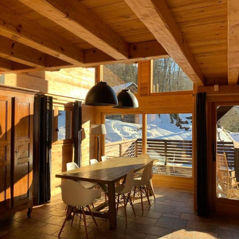 Superbe CHALET (14 personnes) & SAUNA au pied du Mont Blanc - Chalet - 9