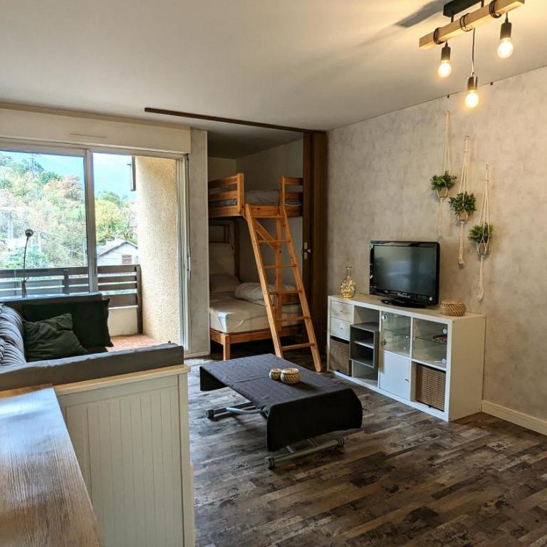 Studio "Le Banga d'Ax" à proximité du centre ville! - Estudio con balcón - 5