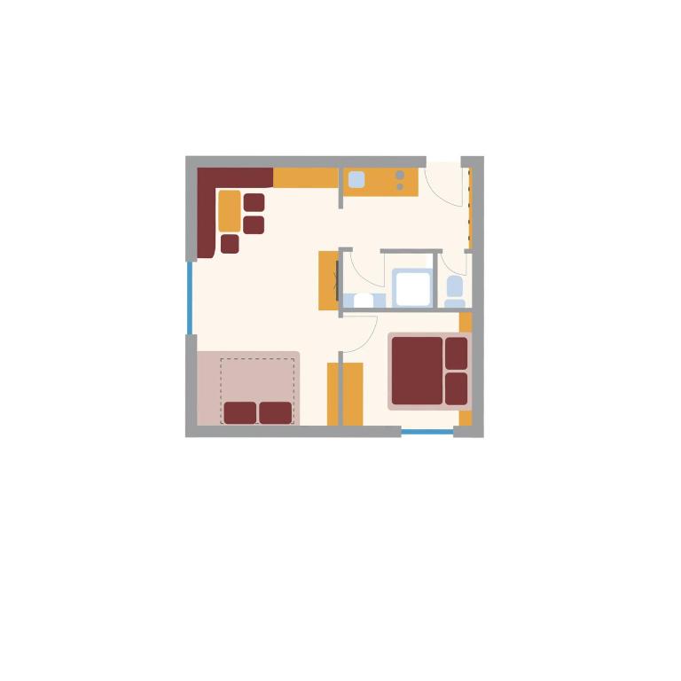 Harmls Aparthotel - Chambre Quadruple Économique - 10