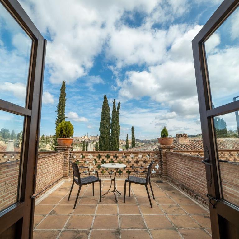Cigarral de Caravantes - Habitación Doble con cama supletoria y terraza (2 adultos + 1 niño) - 1 o 2 camas - 9