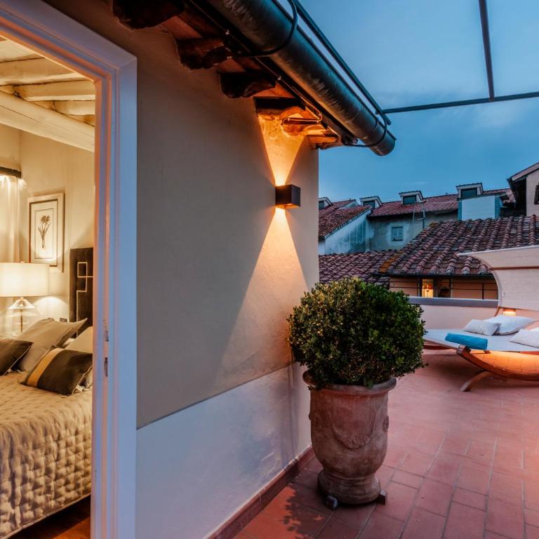 Toscana Lucca centro attico esclusivo con grande terrazza panoramica - Casa con 1 Camera da Letto - 11