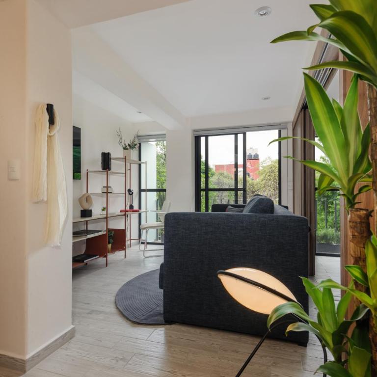 Choapan 28 - Lux Apartments in Condesa - Suite with Balcony - 5