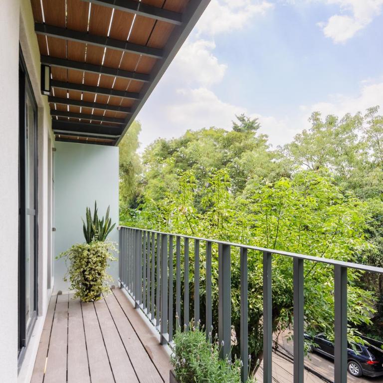 Choapan 28 - Lux Apartments in Condesa - Suite with Balcony - 19