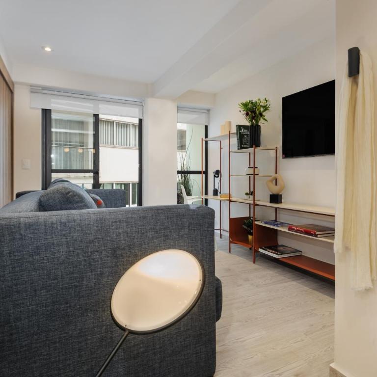 Choapan 28 - Lux Apartments in Condesa - Suite with Balcony - 13