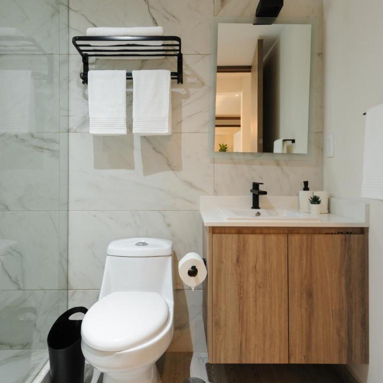 Choapan 28 - Lux Apartments in Condesa - Suite with Balcony - 15