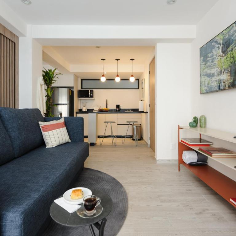 Choapan 28 - Lux Apartments in Condesa - Suite with Balcony - 15