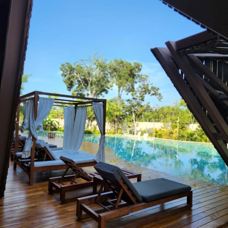 New Suite Deluxe Tulum Ophelia Community Living - Suite Doble Deluxe - Cama grande - 10