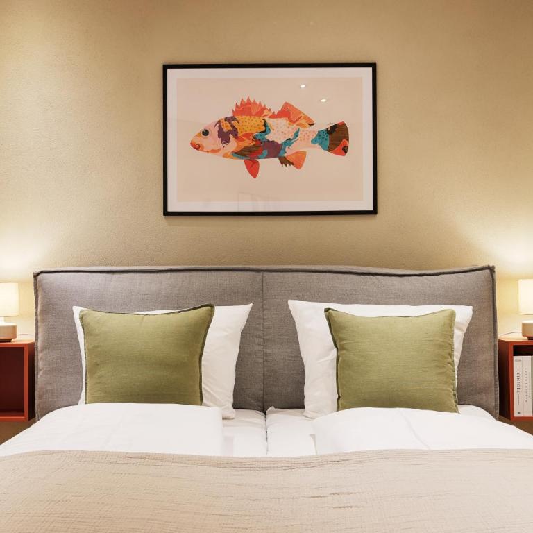 homie hotel fischzucht - Sauna, große Dachterrasse, 3 Schlafzimmer - Apartment mit 3 Schlafzimmern - 3