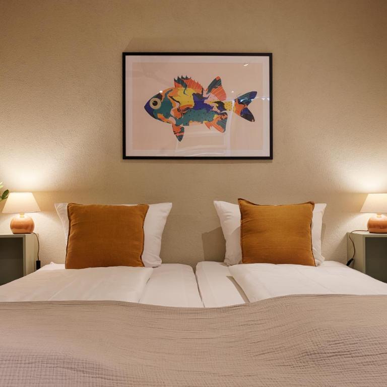 homie hotel fischzucht - Sauna, große Dachterrasse, 3 Schlafzimmer - Apartment mit 3 Schlafzimmern - 11