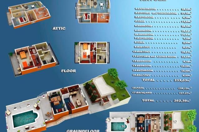 Villa Tivat - Vila s 5 Spavaćih Soba i Sopstvenim Bazenom - 41