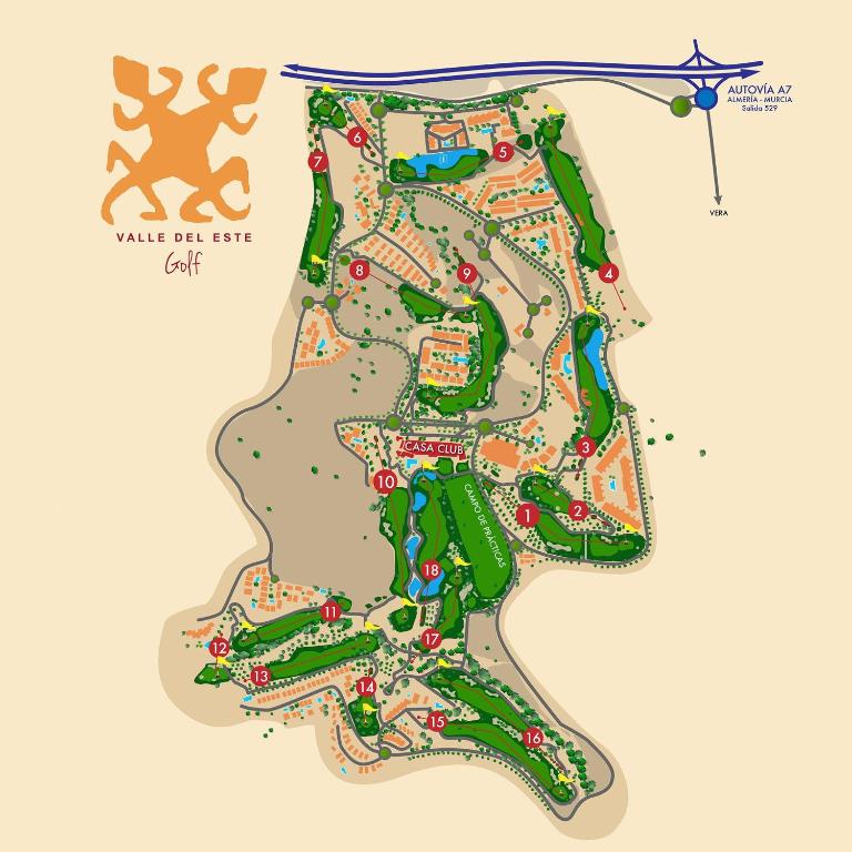 Luminoso y tranquilo apartamento con jardin en campo de Golf Valle del Este - Apartamento de 3 dormitorios - 21