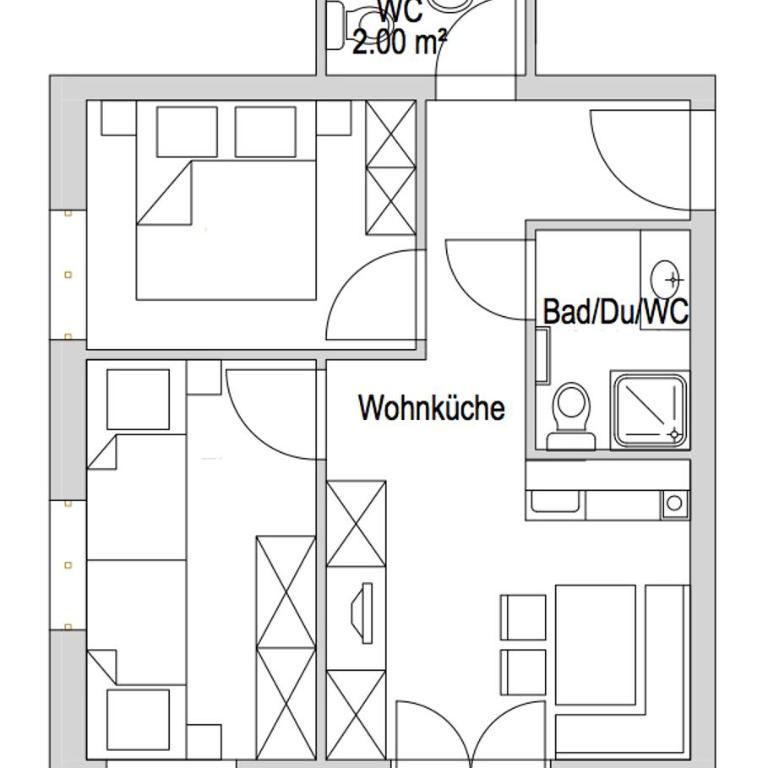 Bella Vista Apart - Standard Two-Bedroom Apartment with terrace - 1