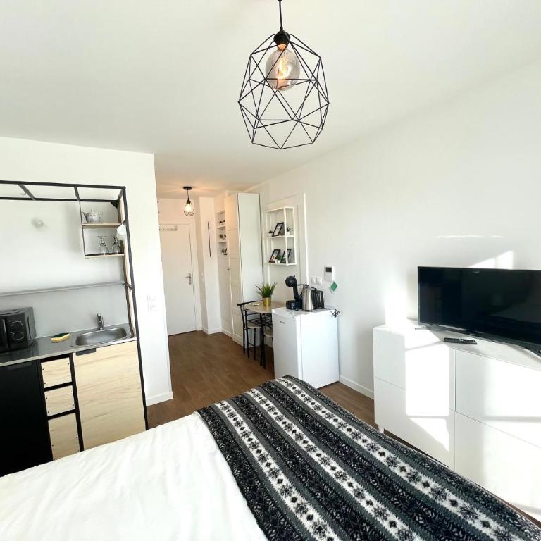 Appartement avec jardin près de Disneyland - Studio mit Gartenblick - 6