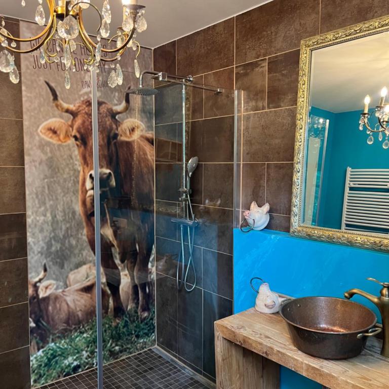 Glückliche Kuh-Villa - Achtsamer Rückzugsort mit Traumgarten, Schwimmteich & Raum zum Sein bis 18 Personen - Allgäu - Gardensuite - 38