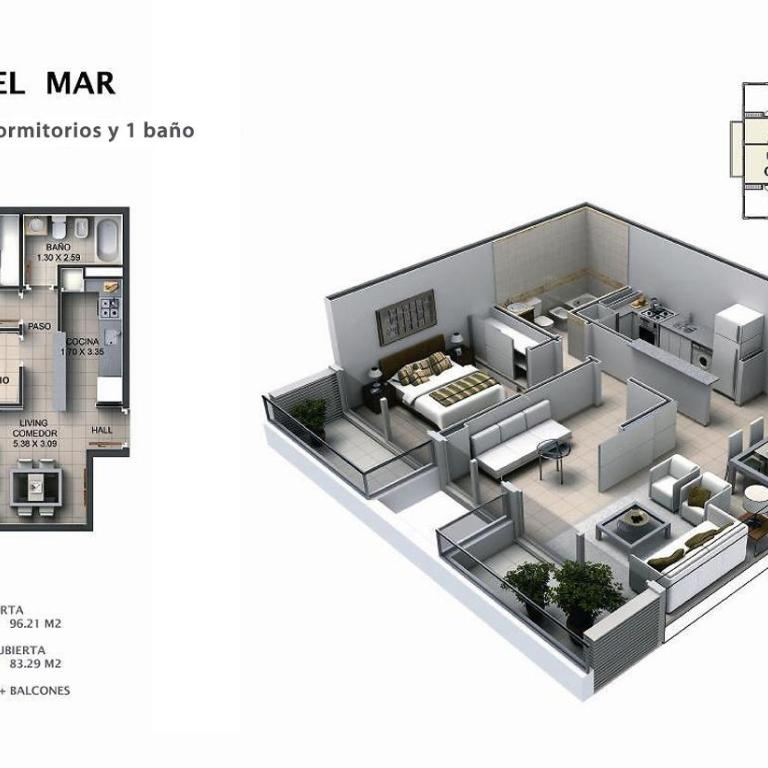 Arenas del Mar Apartments - One-Bedroom Apartment - 3