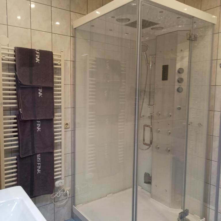 Appartementhaus Fink - Apartment mit Balkon und Whirlpool-Badewanne - 11