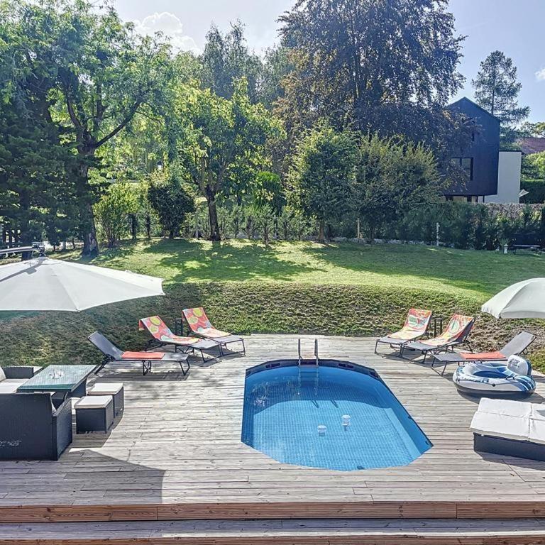 Appartement moderne avec terrasse et piscine à Châtel sur Bex - Apartment mit 3 Schlafzimmern - 12