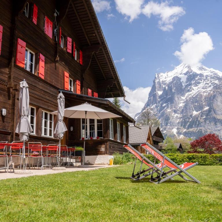 Naturfreunde Hostel Grindelwald - Einzelbett im gemischten Schlafsaal mit Gemeinschaftsbad - 1