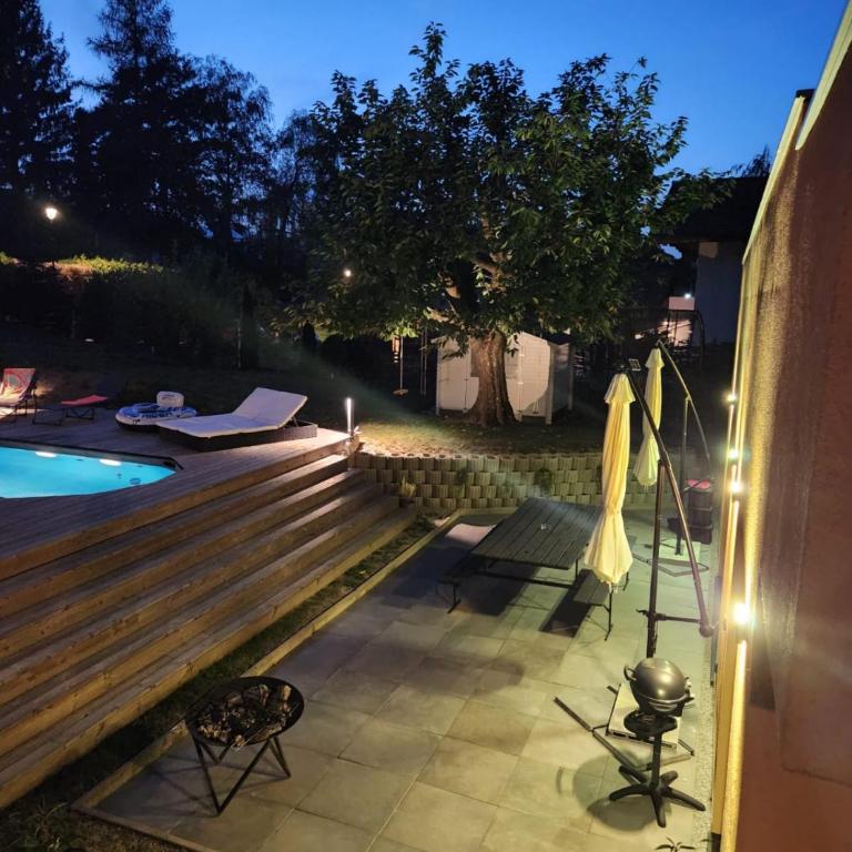 Appartement moderne avec terrasse et piscine à Châtel sur Bex - Apartment mit 3 Schlafzimmern - 23