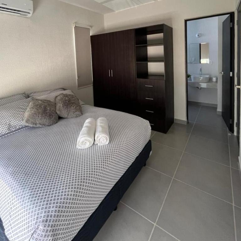 Departamento familiar en Cancún Poligono Sur - Apartamento de 3 dormitorios - 4