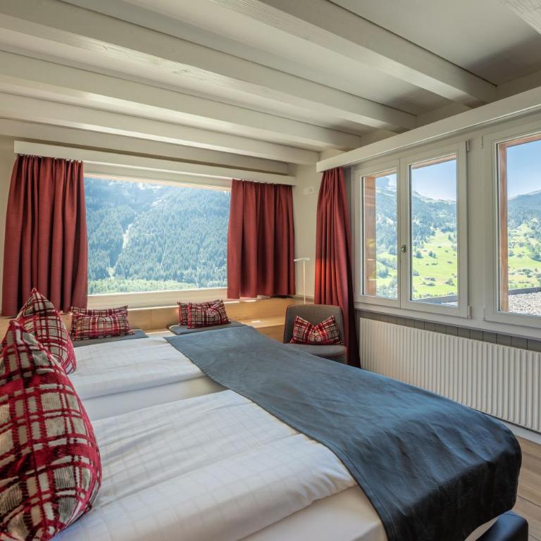 Hotel Spinne Grindelwald - Suite mit Blick auf den Eiger - 12