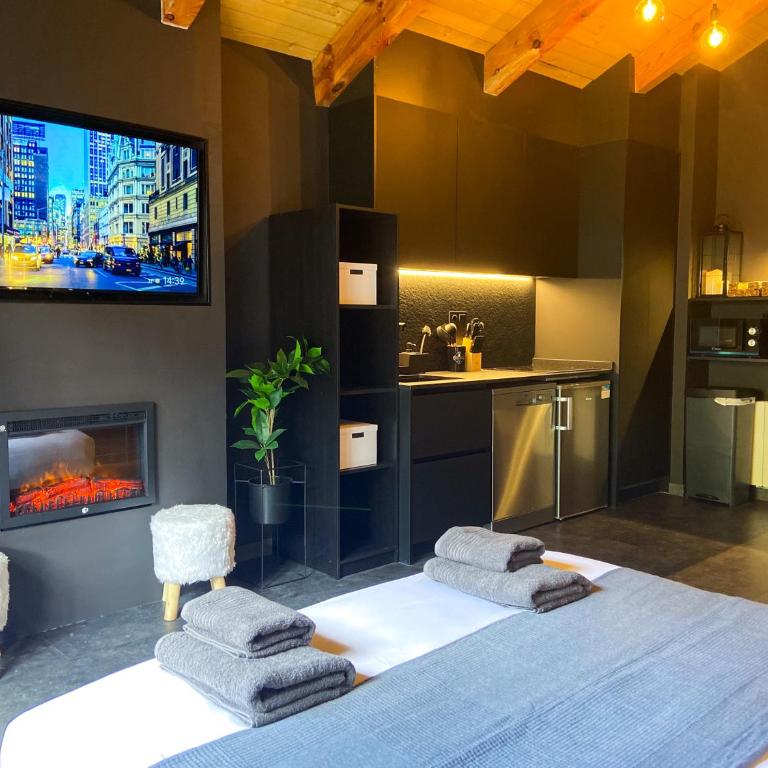 Modern Black Studio Penthouse En Valle De Incles - Parking Gratis l by BonesVacances - Apartamento de 1 dormitorio - 15