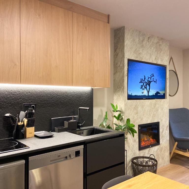 Modern Blue Studio En Valle De Incles - Parking Gratis l by BonesVacances - Apartamento de 1 dormitorio - 7