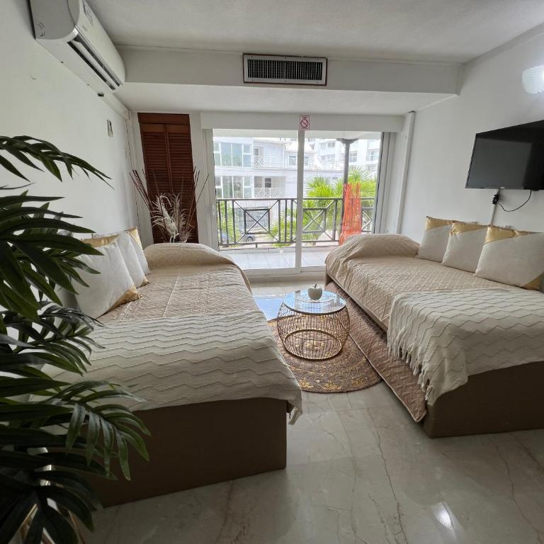 Apartamentos Hansa Reef - Mejor ubicación. - Apartamento de 1 dormitorio con balcón - 13