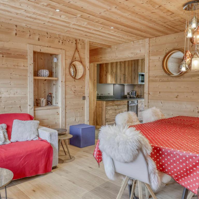 Appartement 3 pièces à Megève, balcon sud-est, TV et garage ski - FR-1-453-308 - Appartement - 9
