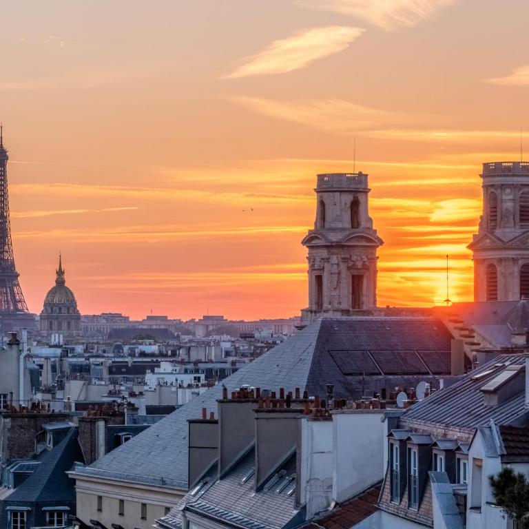 Hotel Trianon Rive Gauche - Chambre - Vue sur Tour Eiffel - 2