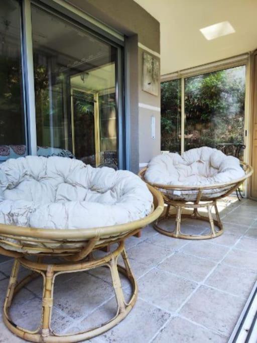 appartement rez de jardin 6 personnes cagnes sur mer 06 piscine et tennis - Apartment mit 2 Schlafzimmern - 11