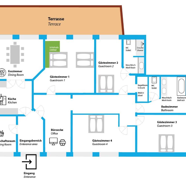 Wohnraum by Steidle - Familienzimmer - 6